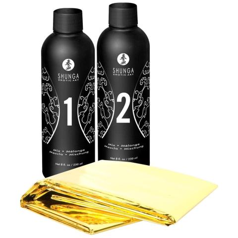 Zestaw do masażu erotycznego Melon Mango 2x250 ml + folia