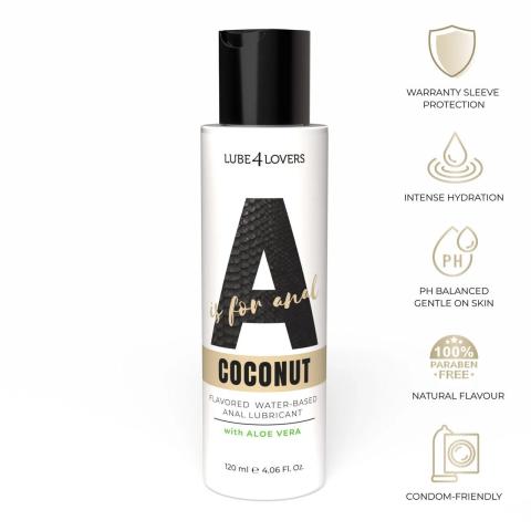 Wodny lubrykant analny kokosowy 120 ml z aloesem