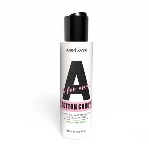 Wodny lubrykant analny wata cukrowa 120 ml | Aloes i długotrwały poślizg