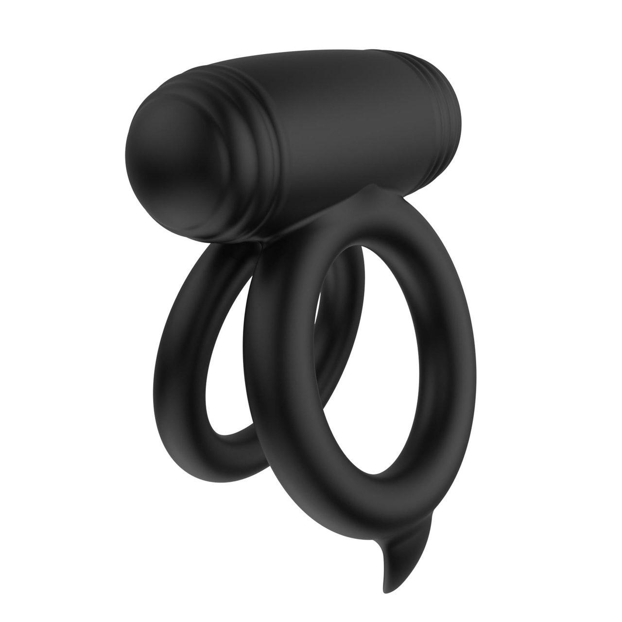 Podwójny pierścień erekcyjny z wibracjami do par 10 trybów IPX7