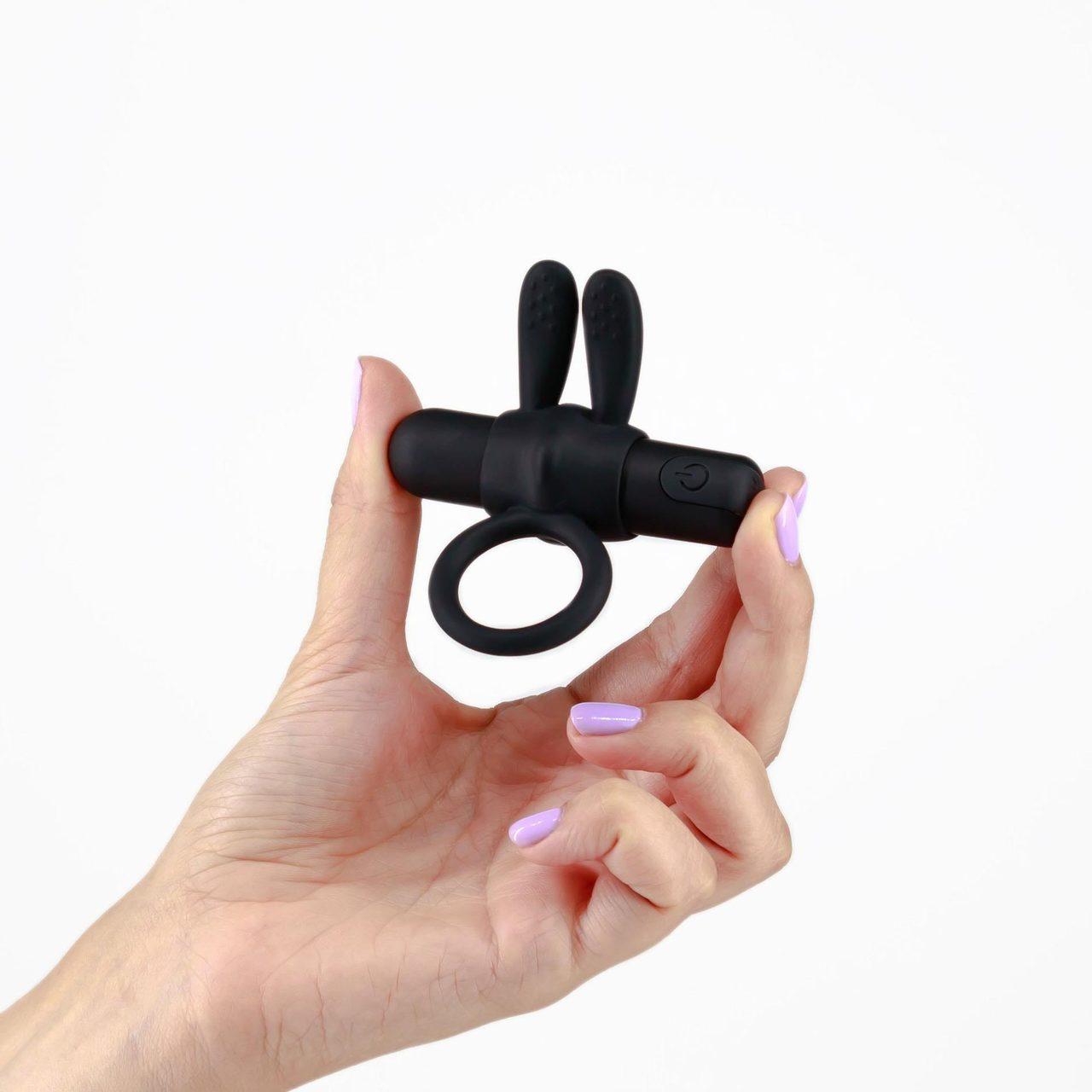 Pierścień erekcyjny z wibracją i bulletem USB | Wodoodporny | Loris.pl