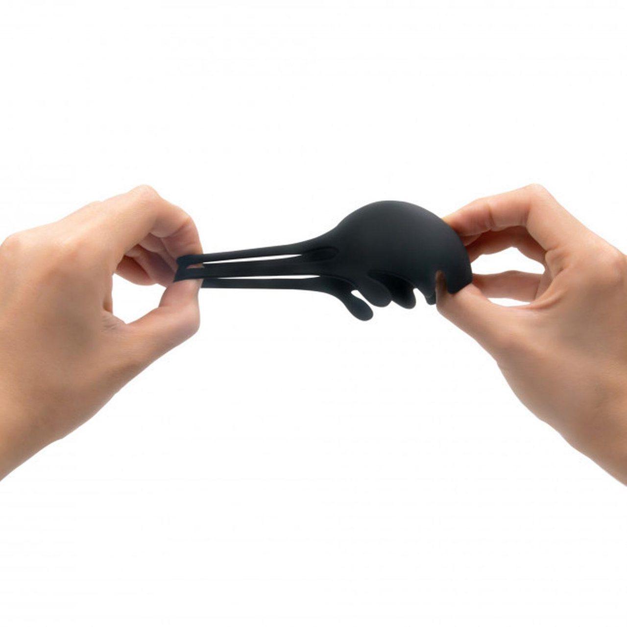 Wibrujący pierścień na penisa i jądra 9 trybów | Silikon | Loris.pl