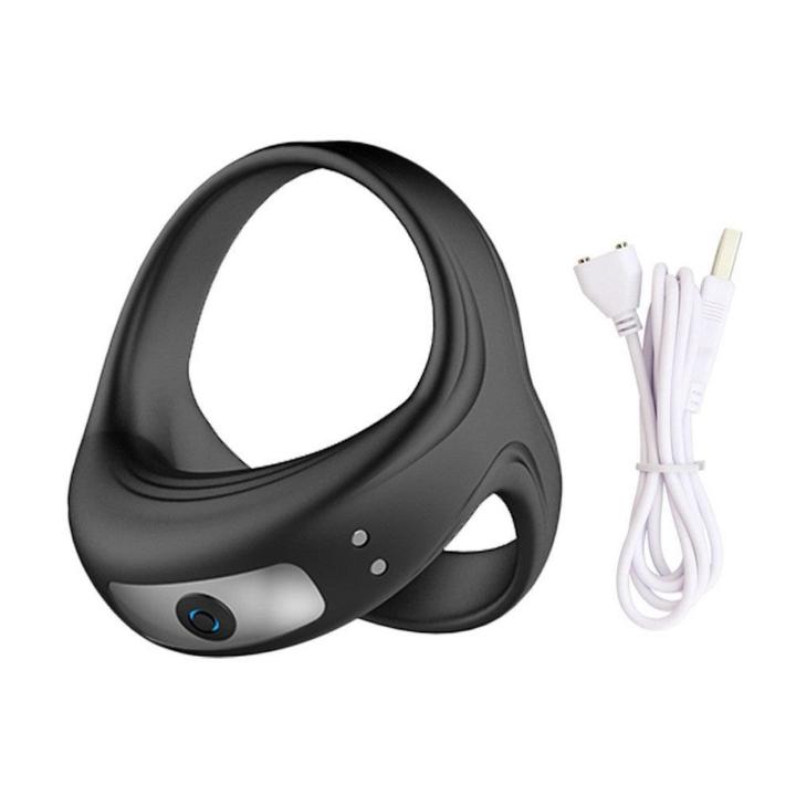 Wibrujący pierścień erekcyjny 3w1 dla par | Silikon premium | USB | Loris.pl