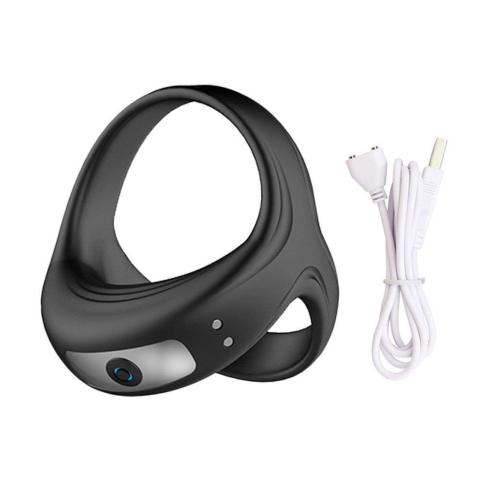 Wibrujący pierścień erekcyjny 3w1 dla par | Silikon premium | USB
