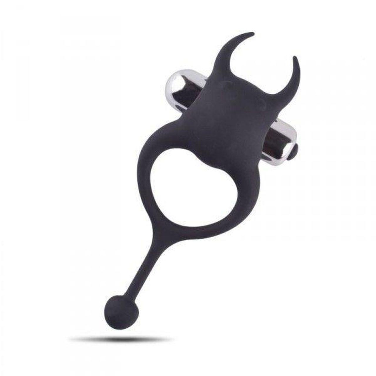 Silikonowy pierścień erekcyjny z wibracją i wypustkami | Loris.pl