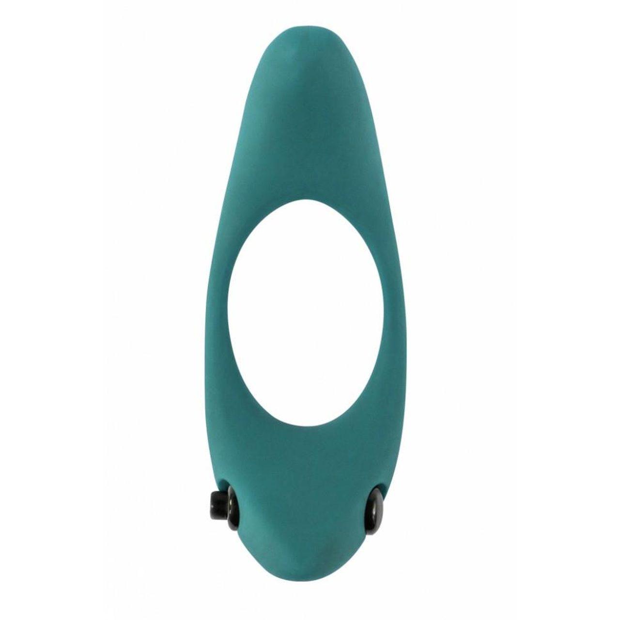 Zielony pierścień erekcyjny z wibracją do moszny i łechtaczki | Loris.pl