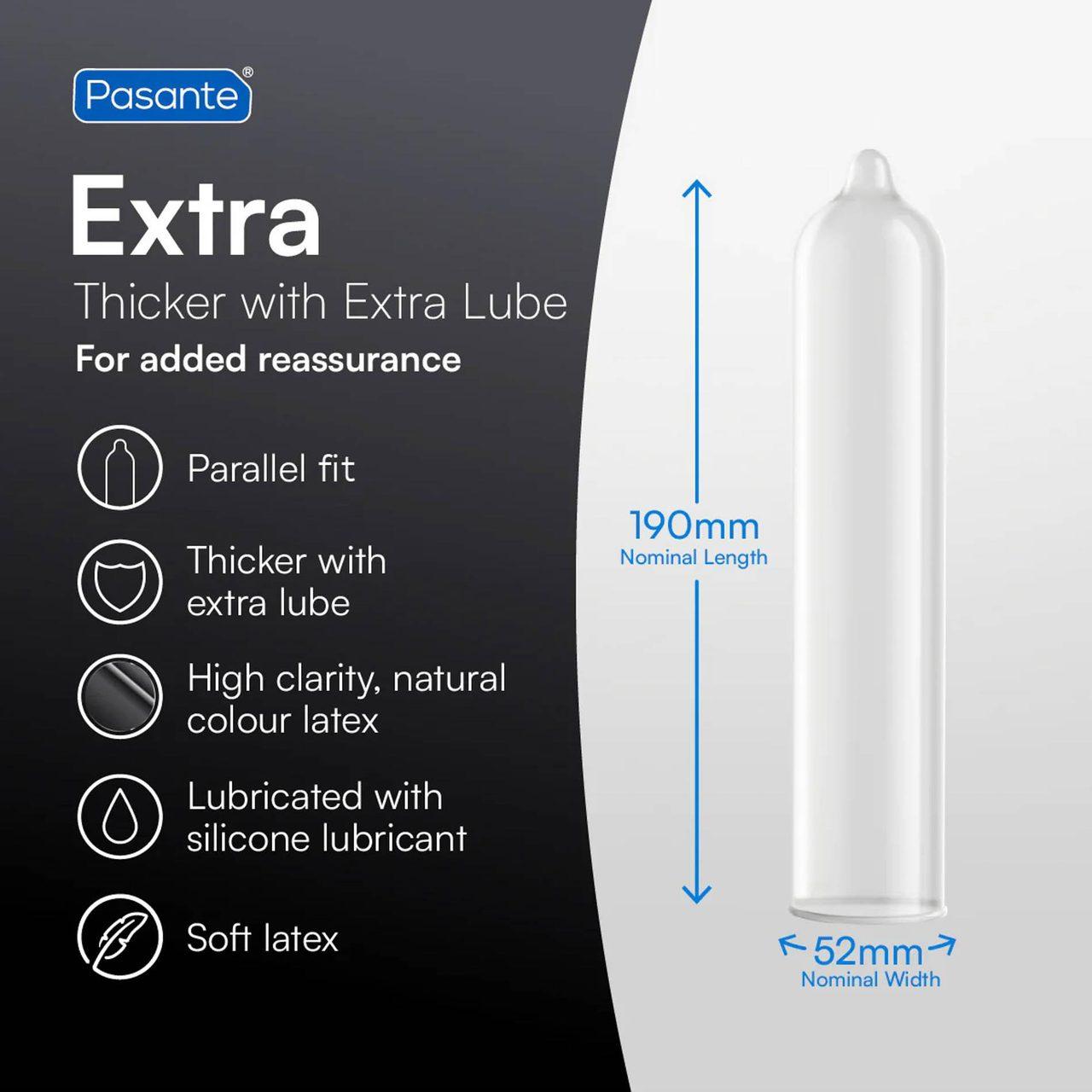 Grubsze prezerwatywy extra 12 szt. | Dodatkowe nawilżenie | Loris.pl