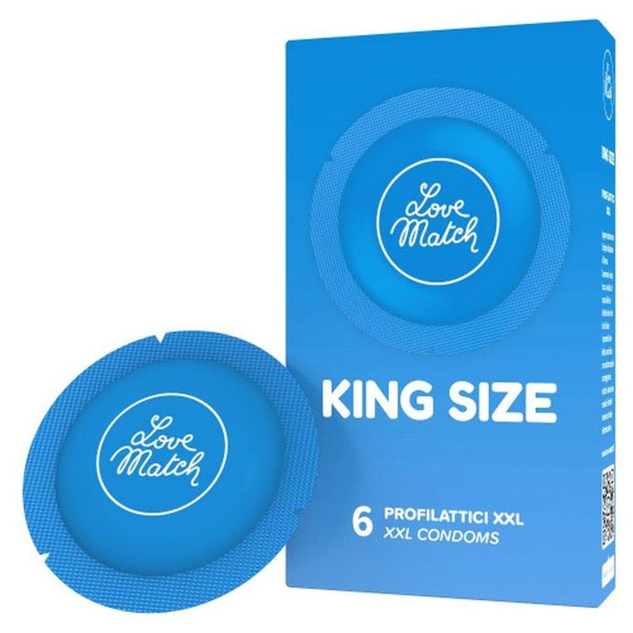 Prezerwatywy XXL 60 mm king size 6 szt | Komfort i dopasowanie