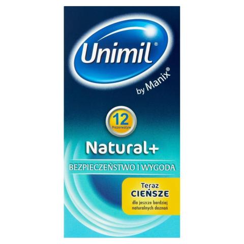 Cienkie prezerwatywy lateksowe 53 mm 12 szt | Naturalne doznania