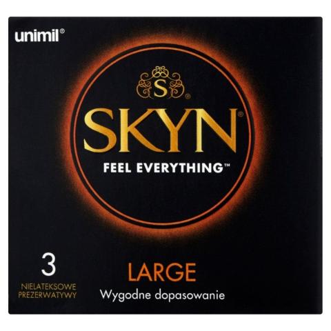 Prezerwatywy nielateksowe XXL Large 56 mm 3 szt - komfort i dopasowanie