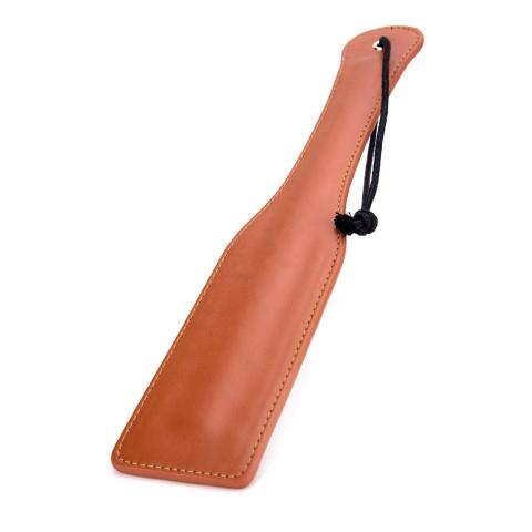 Koniakowa packa do klapsów BDSM 32 cm z wegańskiej skóry