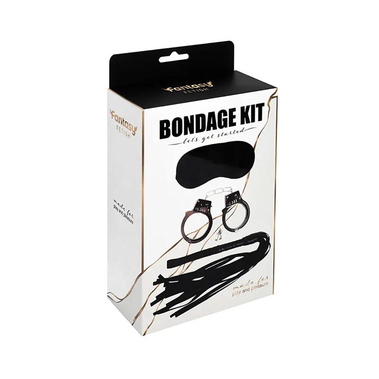 Zestaw BDSM 3 elementy na start: opaska, pejcz i kajdanki | Loris.pl