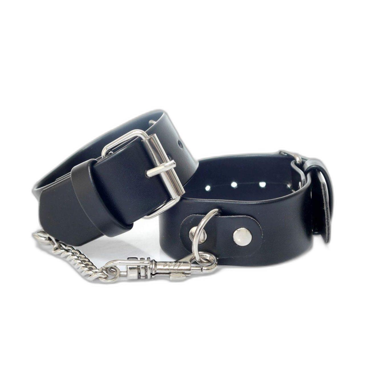 Kajdanki BDSM z ćwiekami 3 cm – regulowane 18–22 cm | Loris.pl