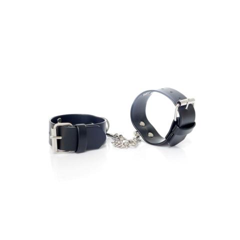 Kajdanki BDSM z ćwiekami 3 cm – regulowane 18–22 cm