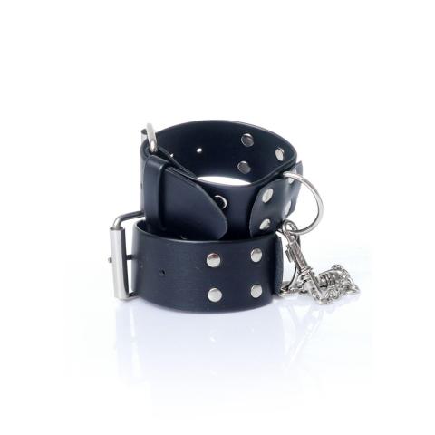 Kajdanki BDSM z ćwiekami 4 cm – regulowane 18–22 cm