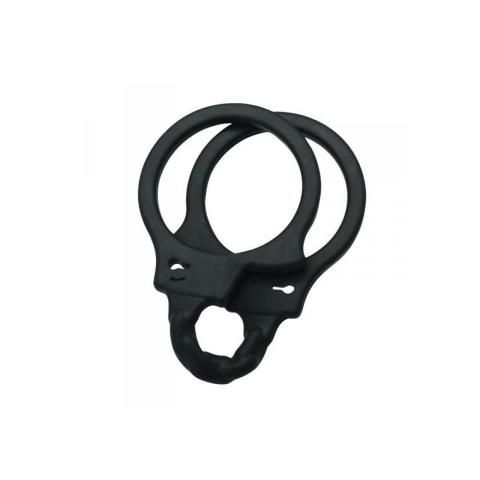 Realistyczne kajdanki silikonowe premium BDSM – higienicznie pakowane