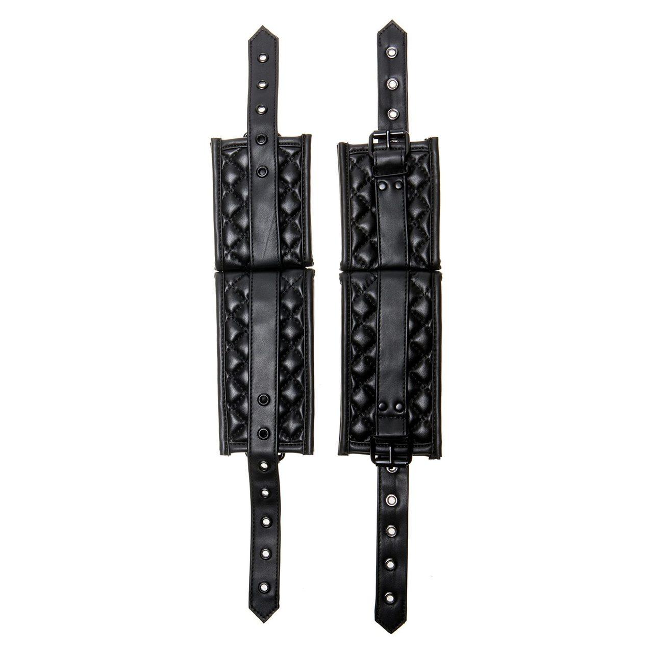 Kajdanki na ręce i kostki BDSM z miękkimi mankietami | Loris.pl