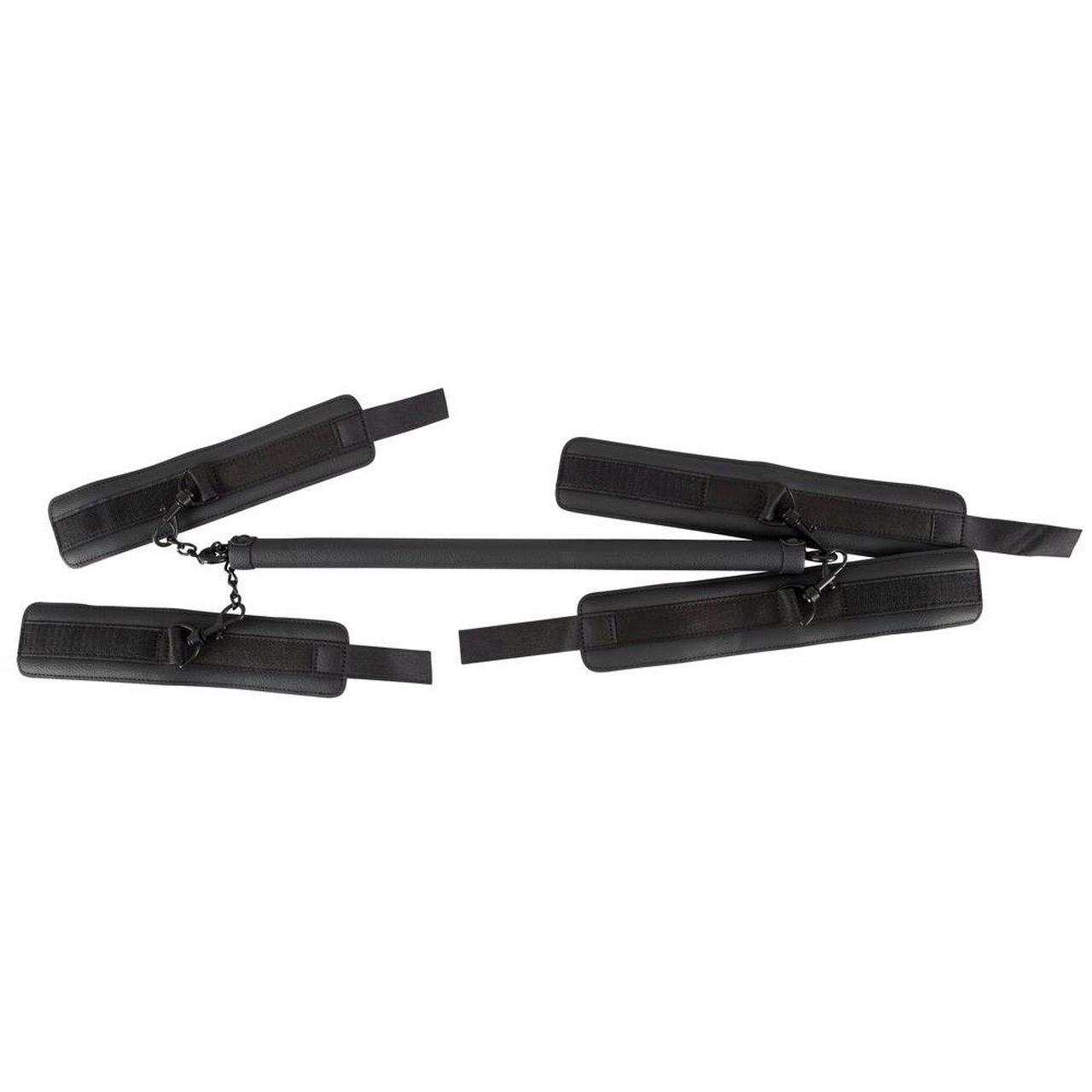 Belka rozporowa BDSM 40 cm z regulowanymi mankietami na rzep | Loris.pl