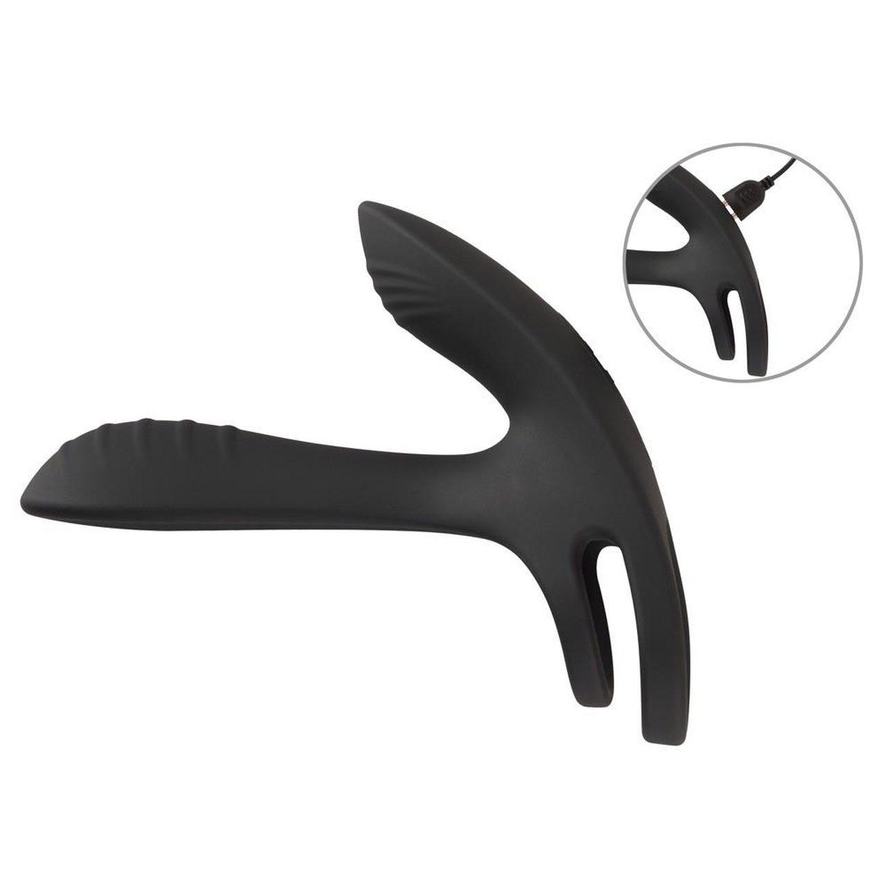 Zestaw erotyczny dla par 5w1 – pierścień wibrujący, dildo, kajdanki, kostka | Loris.pl