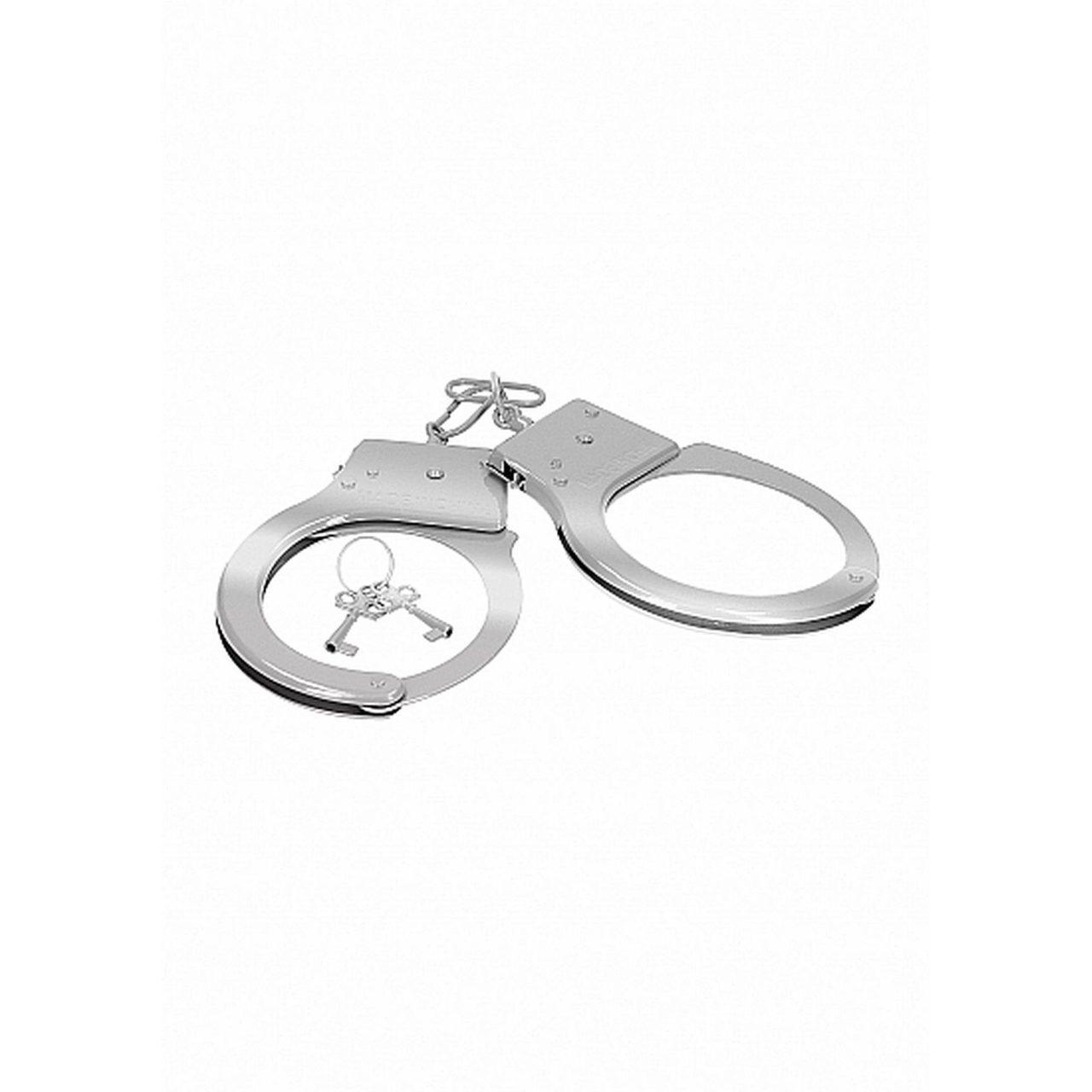 Metalowe kajdanki BDSM na ręce z kluczykami i szybkim uwolnieniem | Loris.pl