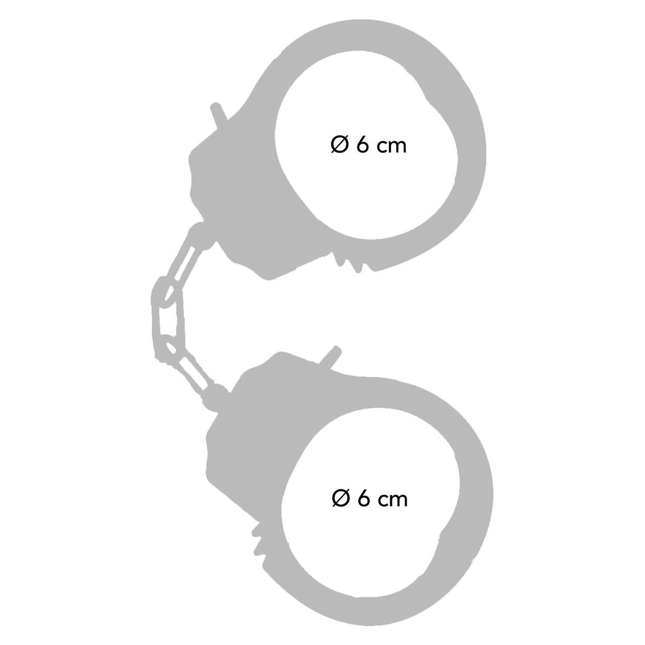Stalowe kajdanki BDSM z 2 kluczami i awaryjnym otwieraniem | Loris.pl