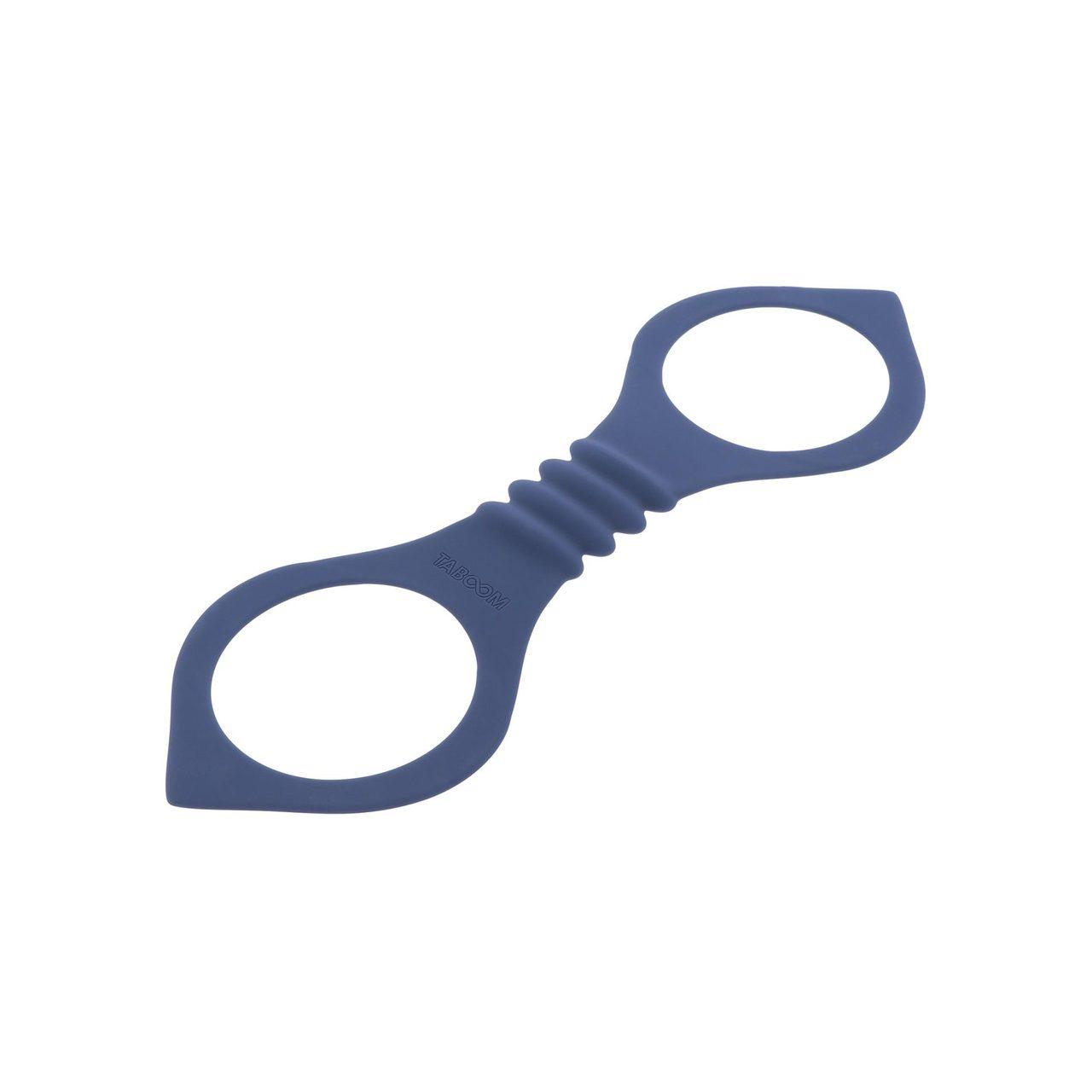 Silikonowe mankiety na kostki BDSM niebieskie – miękkie i elastyczne | Loris.pl