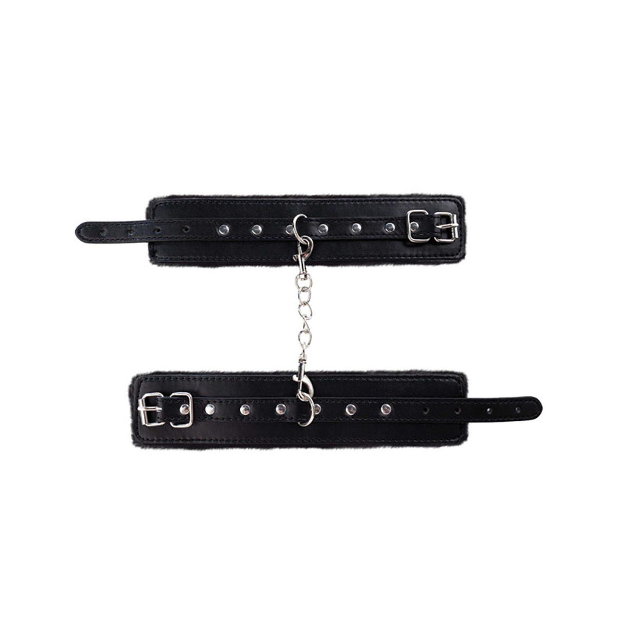 Regulowane kajdanki na nadgarstki z pluszem 32 cm | BDSM