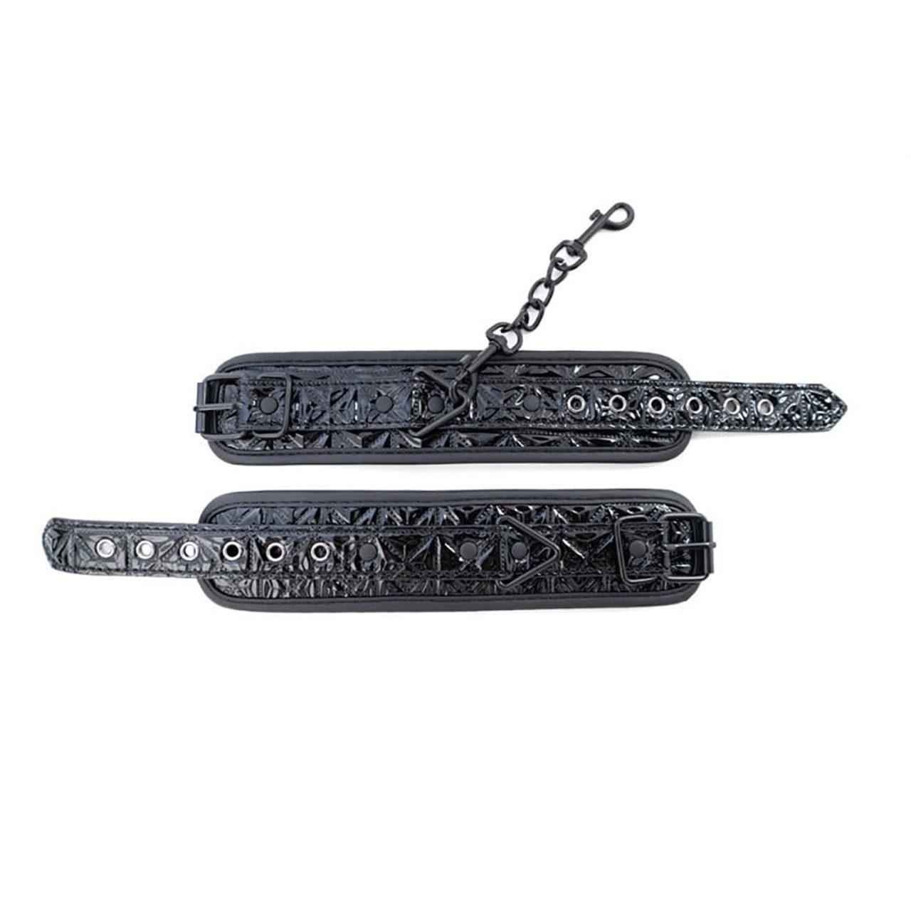 Regulowane kajdanki na nadgarstki BDSM 32 cm | komfort i kontrola