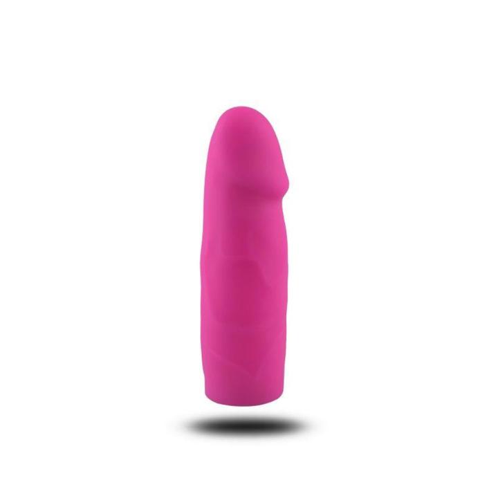 Różowy Strap-On Regulowany z Realistycznym Dildo 10 cm