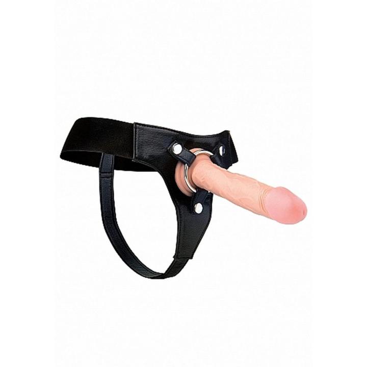 Elastyczna uprząż strap-on do dildo – miękka i wygodna