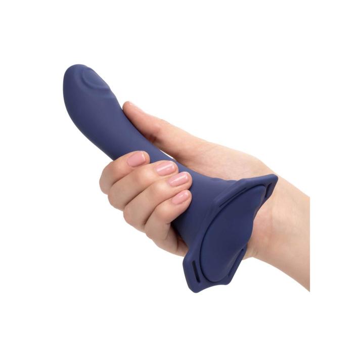Dildo do harnessu z wibracjami i pulsacją thumper | Wodoodporne