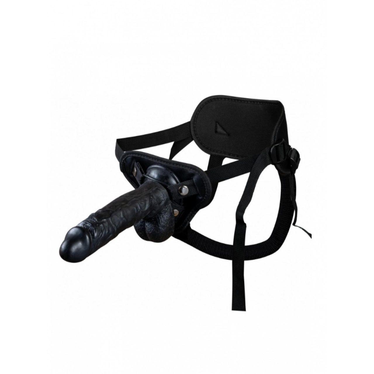 Strap-on bez wibracji z regulacją | Elastyczne dildo i stabilne paski - Loris.pl