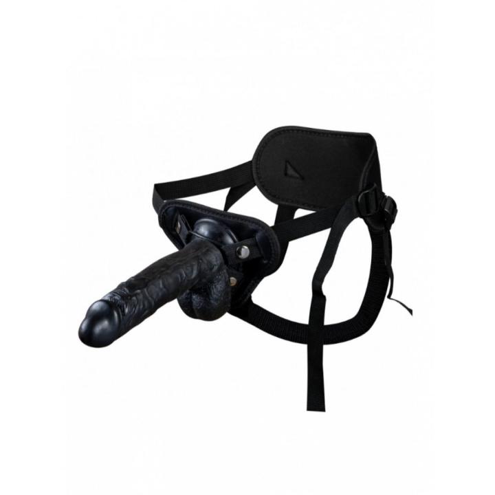 Strap-on bez wibracji z regulacją | Elastyczne dildo i stabilne paski - Loris.pl