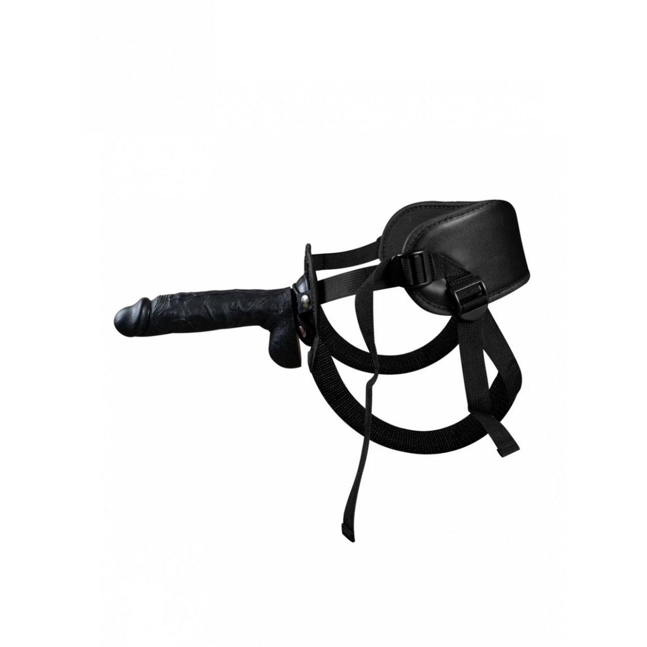 Strap-on bez wibracji z regulacją | Elastyczne dildo i stabilne paski - Loris.pl