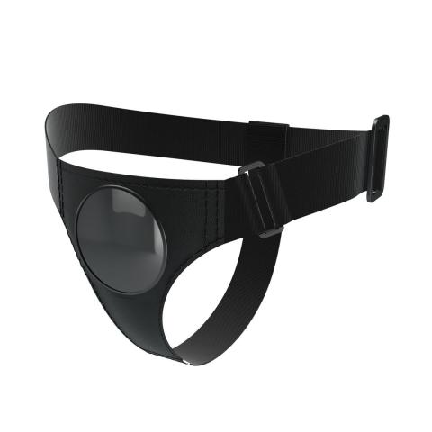 Majtki z uprzężą strap-on – elastyczne, szeroki pas, uniwersalny o-ring