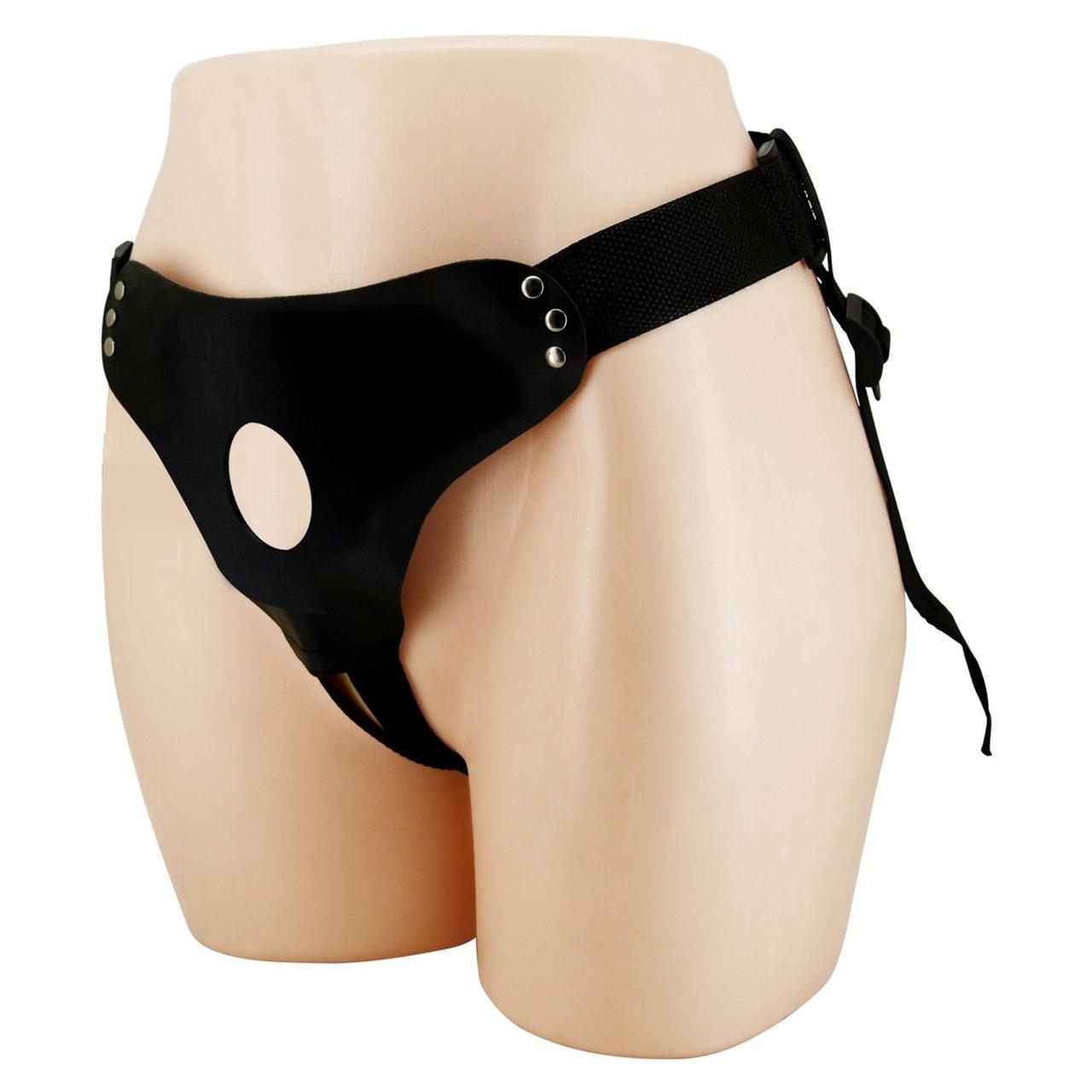 Uniwersalna uprząż strap-on regulowana z otwartym krokiem | Loris.pl