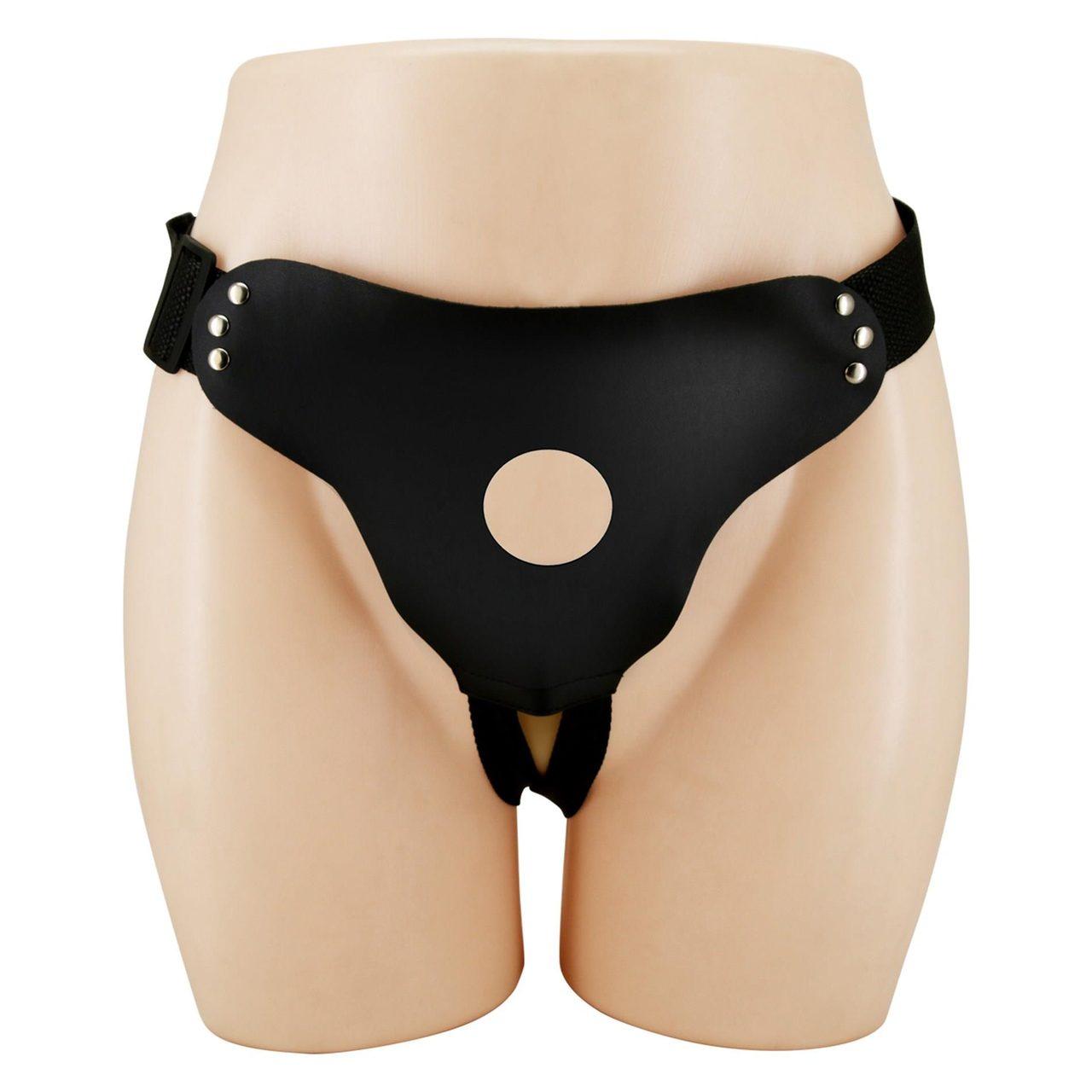 Uniwersalna uprząż strap-on regulowana z otwartym krokiem | Loris.pl