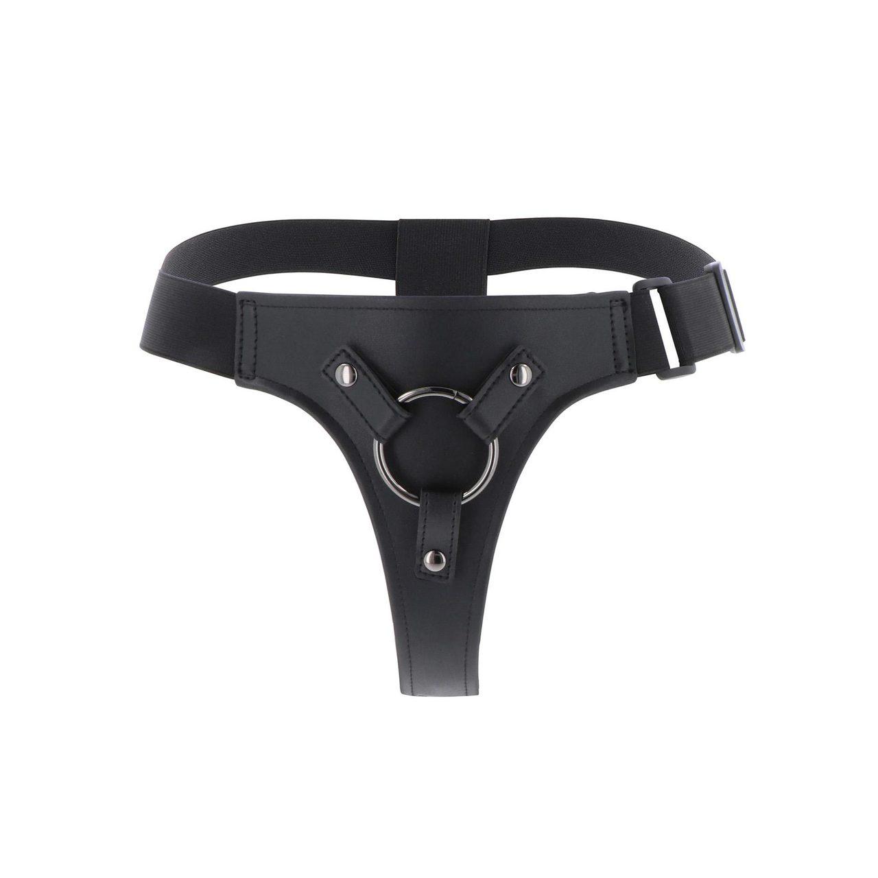 Mocowanie strap-on string regulowane + 3 pierścienie | Loris.pl