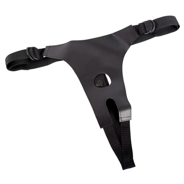 Stringi strap-on bez krocza + 3 dildo | Regulacja do 109 cm