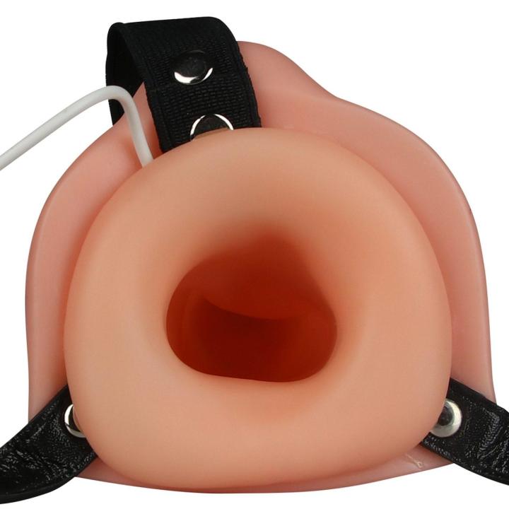 Wibrujący strap-on do podwójnej penetracji unisex | 10 trybów