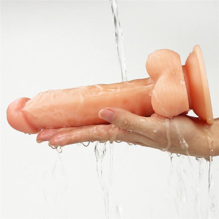 Wibrujący strap-on 19 cm z regulowaną uprzężą