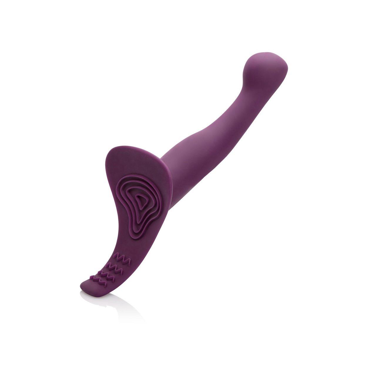 Wibrująca sonda strap on do punktu g czarna | 7 trybów | Loris.pl