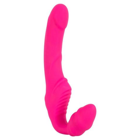 Bezszelkowy strap-on z wibracjami 9 trybów | Wodoodporny