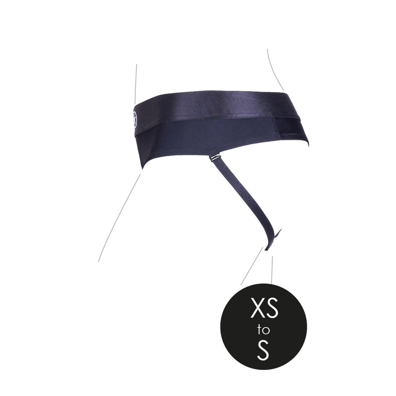 Wibrujące stringi strap-on XS/S z odpinanymi paskami i bullet 10 trybów | Loris.pl