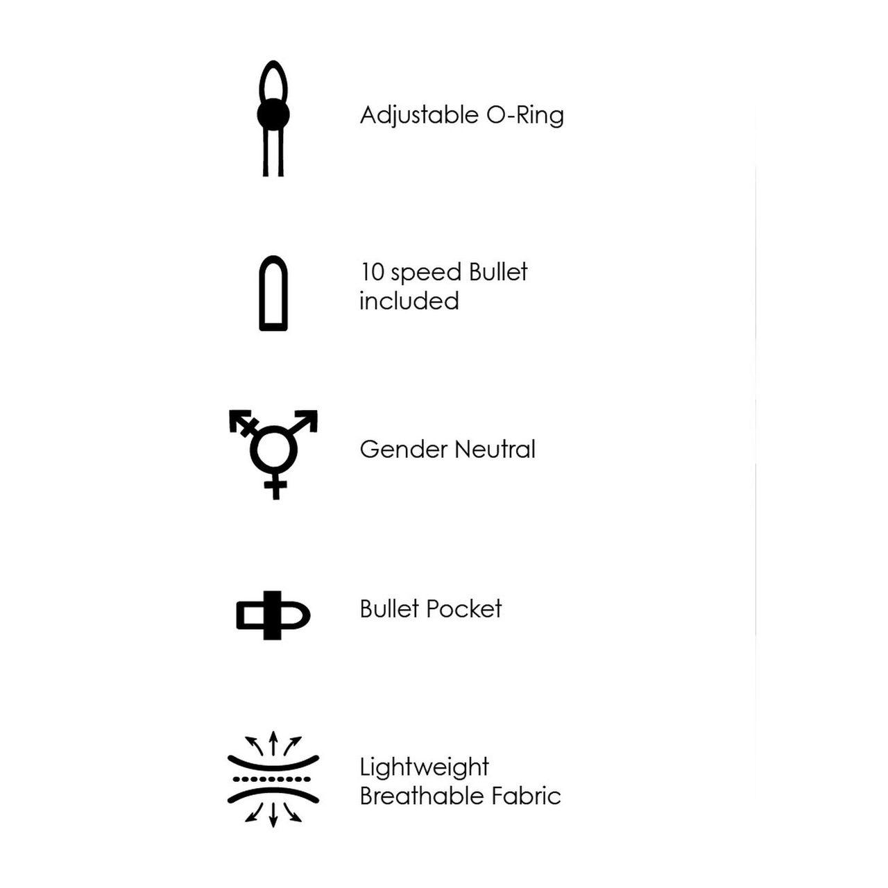 Wibrujące stringi strap-on XS/S z odpinanymi paskami i bullet 10 trybów | Loris.pl