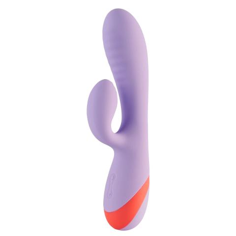 Wibrator króliczek 19 cm z dwoma silnikami | 7 programów | Ładowanie USB