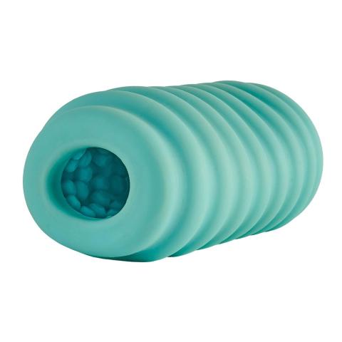 Kompaktowy masturbator ręczny 10,5 cm IPX8 | Żłobiona nakładka TPE