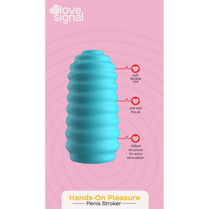 Kompaktowy masturbator ręczny 10,5 cm IPX8 | Żłobiona nakładka TPE
