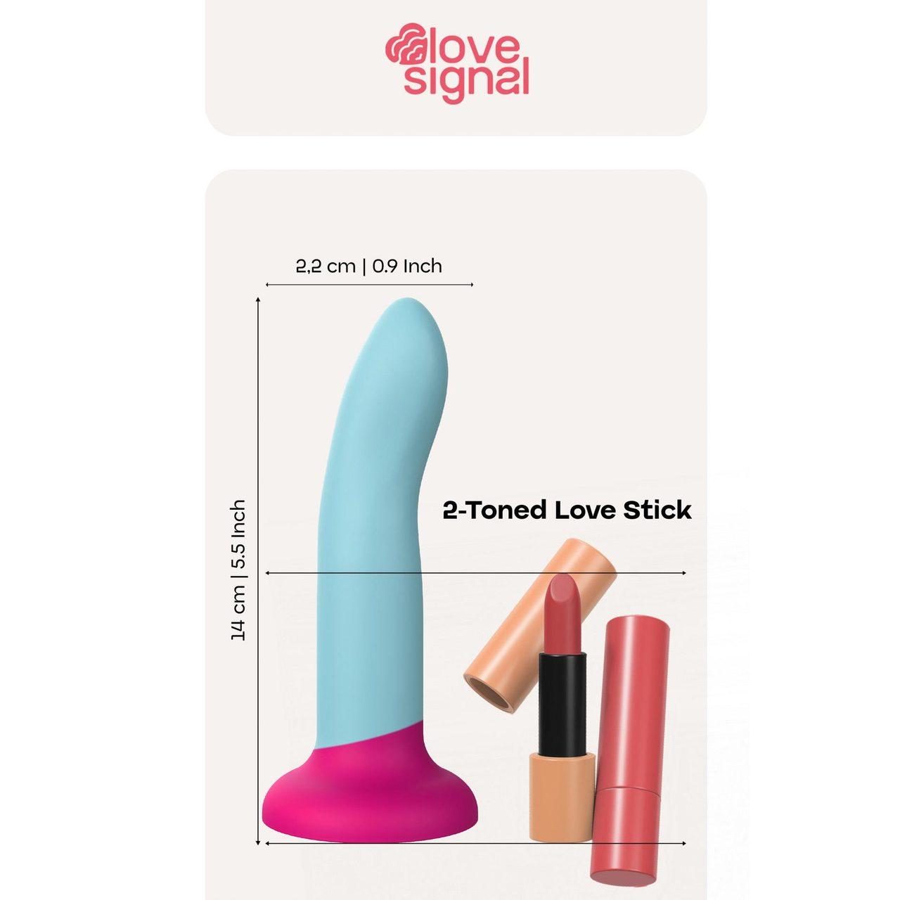 Silikonowe dildo 14 cm gładkie | Delikatna stymulacja | IPX8 | Loris.pl