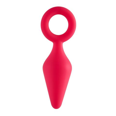 Smukły korek analny dla początkujących 9 cm, silikon, IPX8